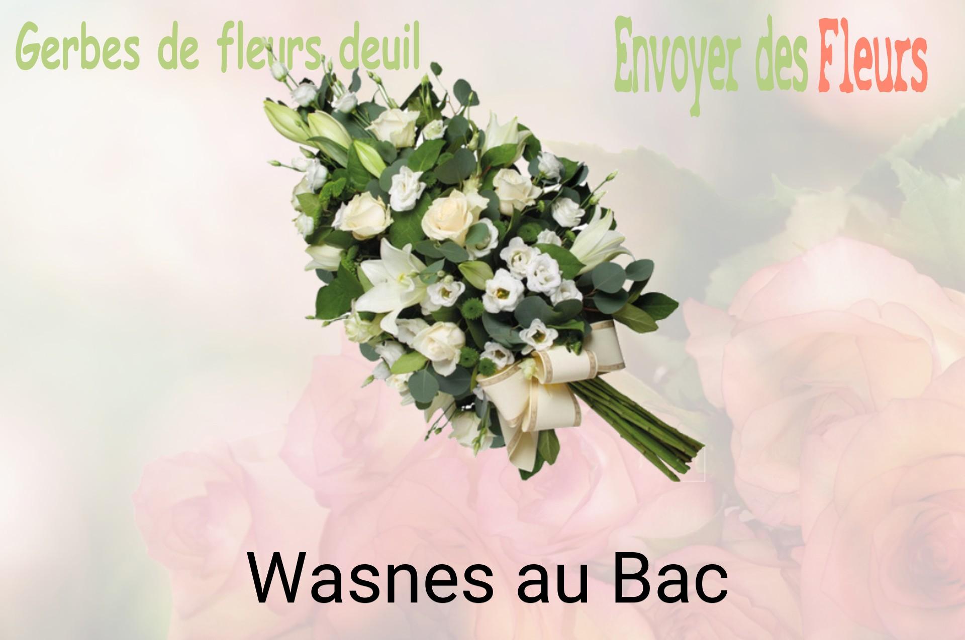 Gerbe de fleurs de deuil livrée à Wasnes-au-Bac